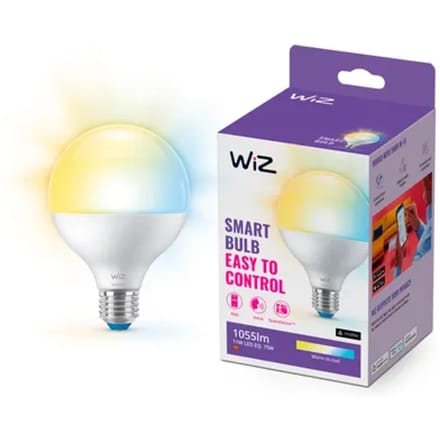 Wiz Ledlamp G95 Warm En Koelwit E27 11w