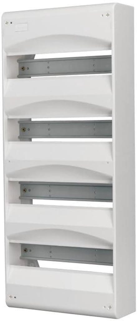 Stoppenkast - Verdeelkast - Stroom Verdeling - Opbouwmontage - 4 Rijen 52 Modules - Wit