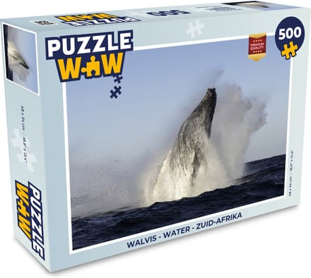 Puzzel Walvis - Water - Zuid-Afrika - Legpuzzel - Puzzel 500 stukjes