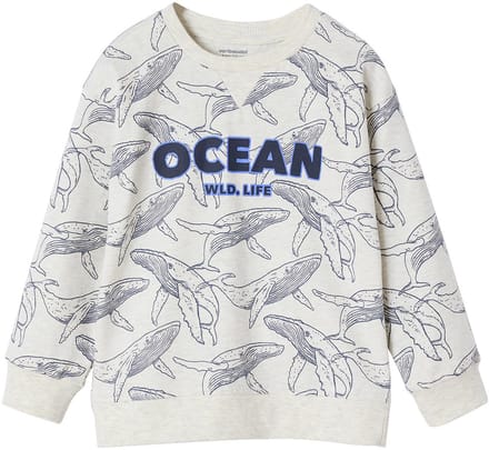 Vertbaudet Jongensshirt in sweaterlook met print