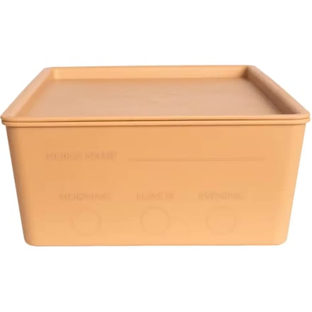 Grooming Deluxe - Paardenvoer box met deksel beige 7 l