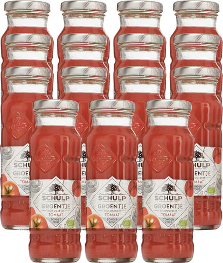 Schulp Tomatensap Biologisch Groentje 15 x 0,2 liter