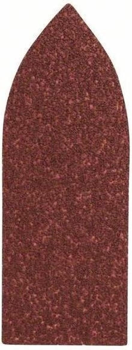 Bosch Accessories 2609256A38 Deltaschuurpapier Met klittenband, Ongeperforeerd Korrelgrootte (num) 80 Hoekmaat 32 mm 5 stuk(s)
