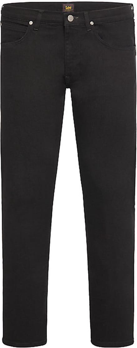 LEE BROOKLYN STRAIGHT CLEAN BLACK CLASSIC STRAIGHT JEANS-HEREN
