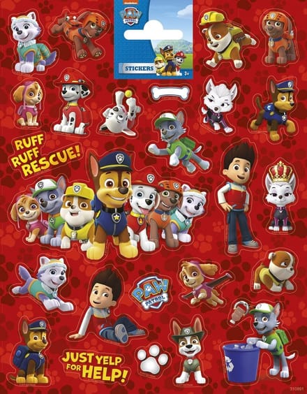 Groot Paw Patrol Stickervel 1 vel stickers