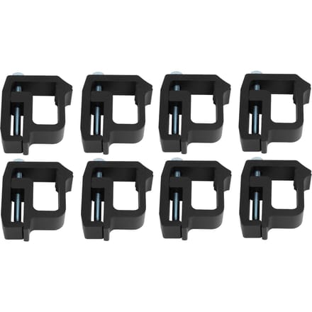 16 stuks Laadbakdeksel Montageklemmen Camper Shell Clips Vervanging voor Chevy Silverado 1500 black