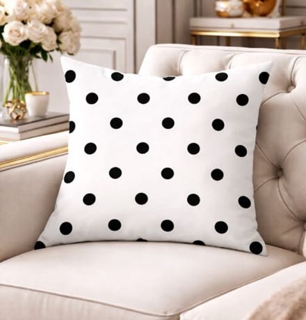 Black & White Living Collection Kussenhoes - 45 x 45 cm
