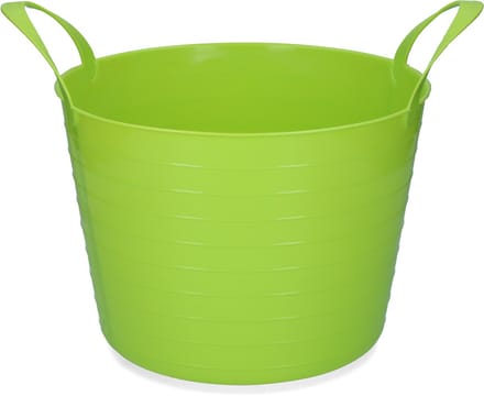 Vplast Emmer V-Trug Flexi 40 liter Limoen