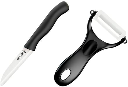 Samura INCA set of 2 kitchen knives (Fruit knife, Peeler) Keramisch