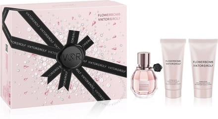 Viktor & Rolf Flowerbomb Gift Set 30 ml Eau de Parfum + 50 ml Bodylotion + 40 ml Body Cream