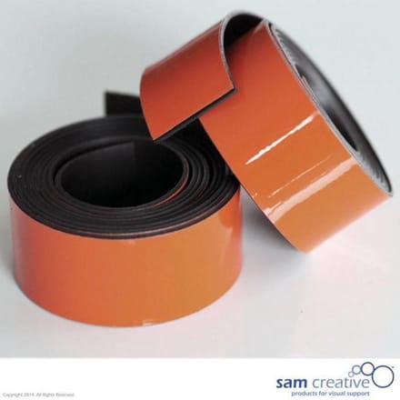 Sam Creative Magneetband 20mm - Whiteboard - Bruin - 2 rollen