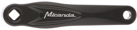 Crankstel voor rechter Miranda Alfa 1 170 mm - zwart gecoat