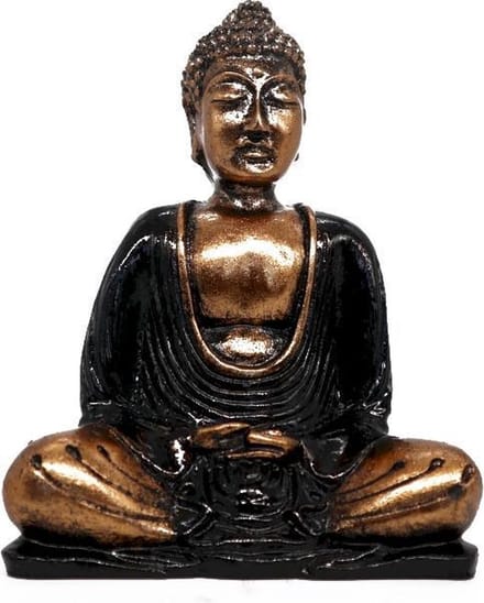 Zwart & Gouden Boeddha - Medium