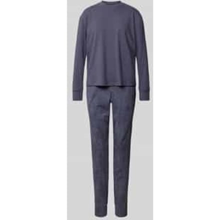 Regular fit pyjama met ronde hals