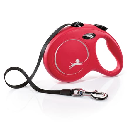 flexi New Classic harnasgordel rood, 5 m - Maat L: tot 50 kg