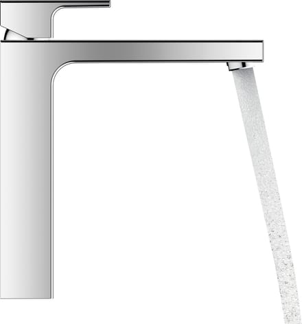 Hansgrohe Vernis Shape wastafelkraan - model 230 - opbouw - laag - eengreeps - chroom