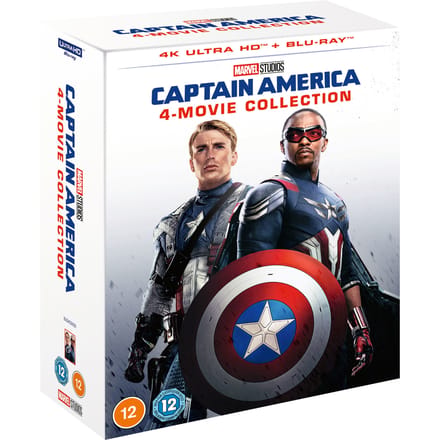 Captain America - 4 Movie Collection - 4K Ultra HD + Blu-ray - Import