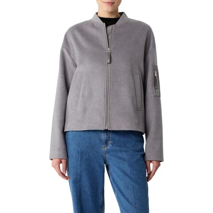 Comma Jackets Outdoor Grey/black Maat: M | Bomberjacks Outlet | Dames | Grijs