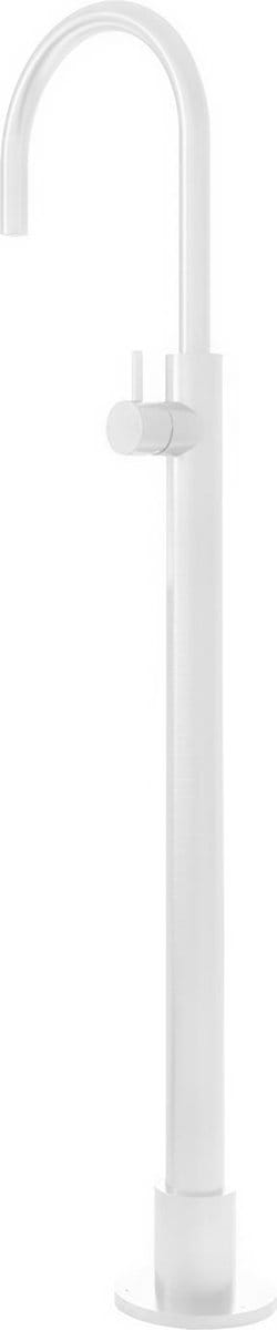 Hotbath Cobber CB178W vrijstaande wastafelkraan mat wit