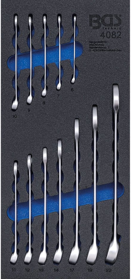BGS Steek-ringsleutelset 6 - 22 mm 12 delig