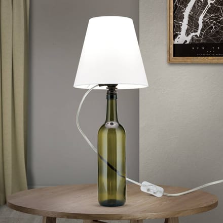 ORION E27-fitting BOTTLE, transparante kabel, lengte 200 cm
