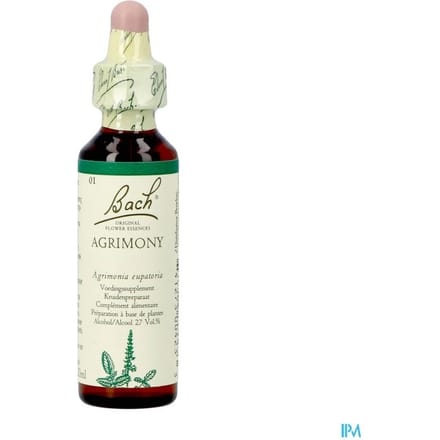 Bach Bloesem Agrimony of Agrimonie - 20 ml - Etherische Olie
