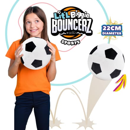 Little Biggie Bouncerz Sports Opblaasbare pluche bal 22cm
