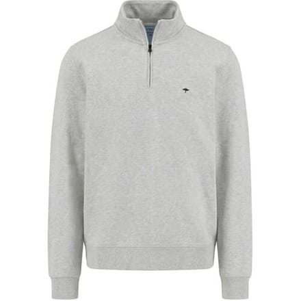 Fynch-Hatton Trui Sweat Troyer Zip Grijs / male