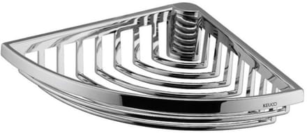 Keuco Badkamer accessoires - Badkamer hoekplanchet, chroom 24944010000