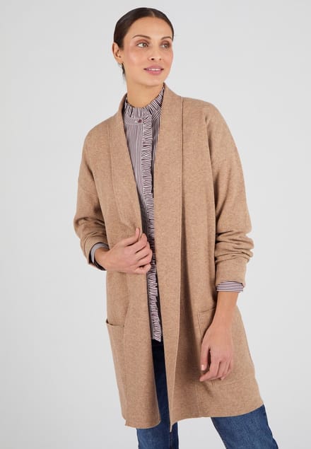 Damart - Thermolactyl vest met jas-stijl - Dames - Bruin - M