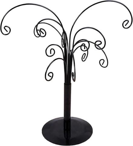 Sieraden Boom - Ornament Display - Sieraden Presenteren - Metalen Constructie - 27 cm - Zwart