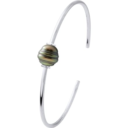 Armband - Zilver 925 - Echte Gecultiveerde Tahitiparel Omgeven 9-10 mm