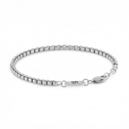 STEEL & BARNETT - Schakelarmband Heren - Grijs - Maat S