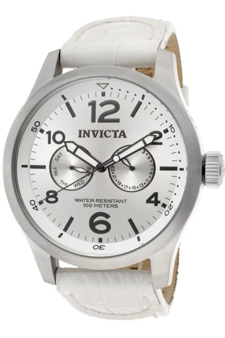 Invicta Specialty 12170 Herenhorloge - Quartz Uurwerk - Roestvrij Staal met Zilveren Wijzerplaat - 48 mm