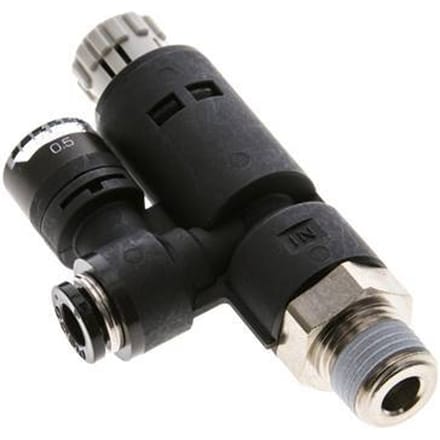 Pneumatische Drukregelaar 6mm - R1/4'' met manometer