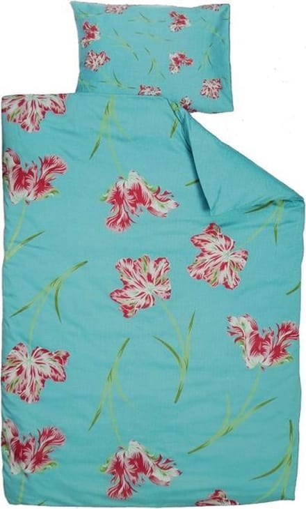 Aquanova Tulipa Dekbedovertrek - Litsjumeaux - 240x200/220 - Blauw