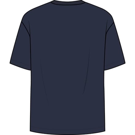 FILA Doccia Relaxed Logo Graphic T-shirt Black Iris Taglia: L | Magliette basic Outlet | Uomo | Nero