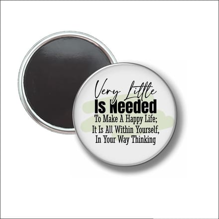 Button Met Magneet 58 MM - Very Litlle Is Needed - NIET VOOR KLEDING