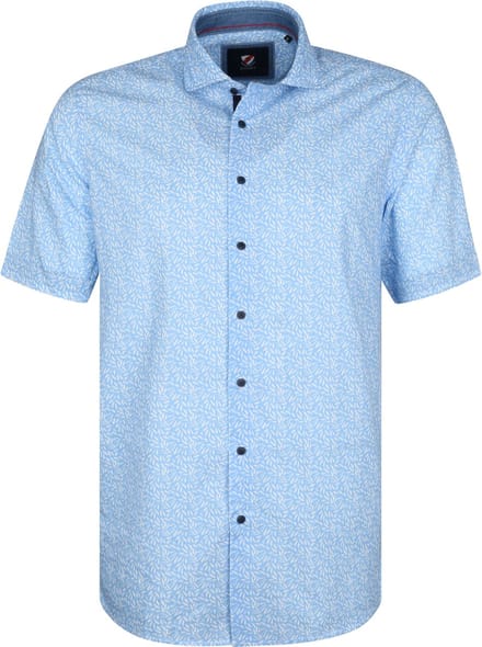 Suitable KM Overhemd Craig Blauw - Maat L - Heren - Casual Shirt
