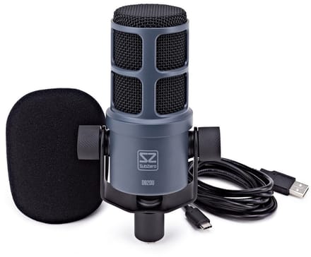 SubZero DB20U Dynamic USB/XLR Podcast Microphone