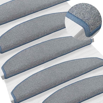 vidaXL - Zelfklevende - trapmatten - 15 - st - 80 - x - 24,5 - x - 3,5 - cm