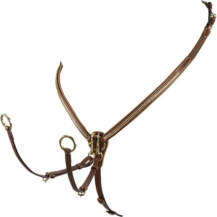Lederen jachtcollier Equestro