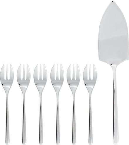 SA 040863 Zilverkleurig Bestek Linear Ta