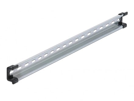 DIN-rail met sleufgaten | 50 x 3,5 x 1,5 cm | staal