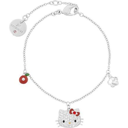 Swarovski Hello Kitty Appel Bloesem Armband Damesarmband 5075270 Silver,F white