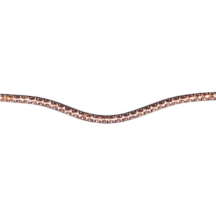 Frontaal voor paard HKM Rosegold Glamour Style