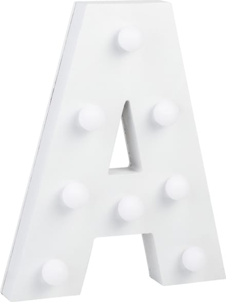 Verlichting | LED Letter | Letter A | Afmeting: 16x11cm
