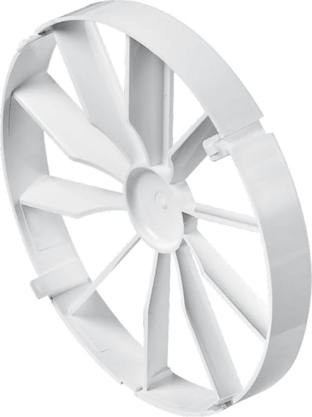 AWENTA terugslagklep Ø100 mm - voor badkamerventilatoren - Kunststof