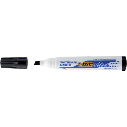 BIC Velleda Whiteboard Marker 1751 markeerstift Zwart Kogelpunt per stuk