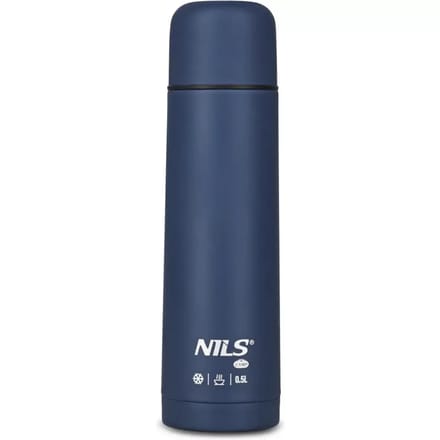 NILS Thermos Fles 500ml - RVS Dubbelwandig, Lekvrij
